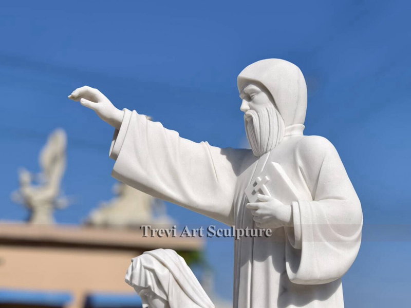 catholic saint religious marble statues of st charbel