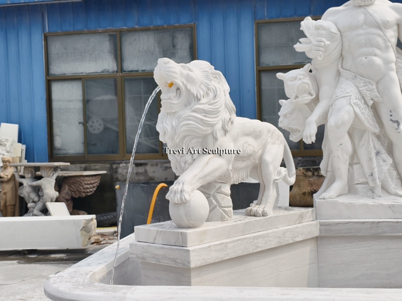 hercules and lion fountain