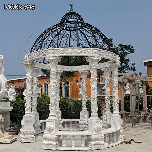 Hot Sale Marble Gazebo Flower