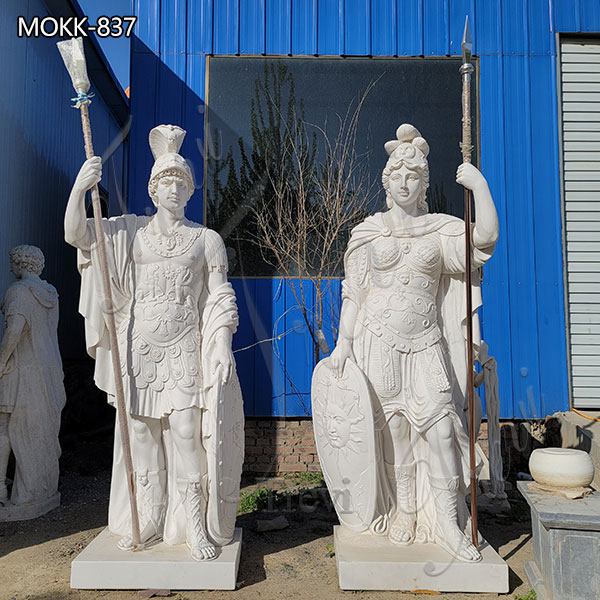 Marble Warrior Statue Life Size for Sale MOKK-837