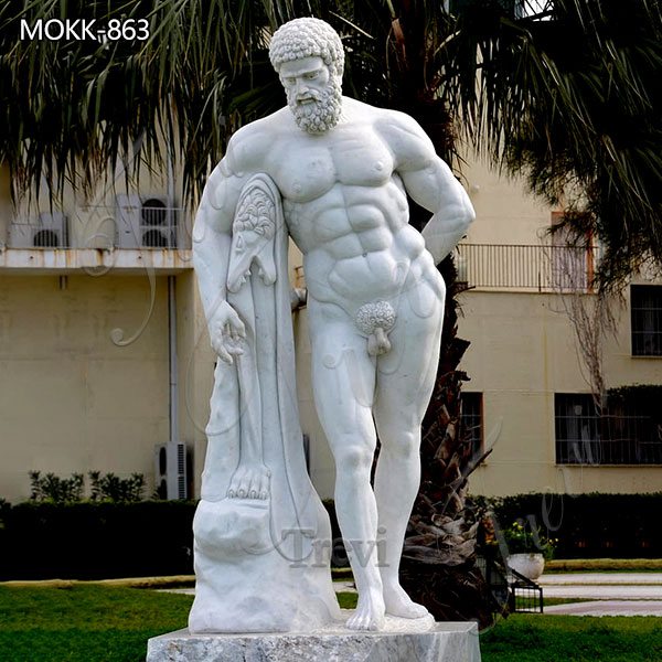 Life Size Marble Hercules Statue Custom Design for Sale MOKK-863