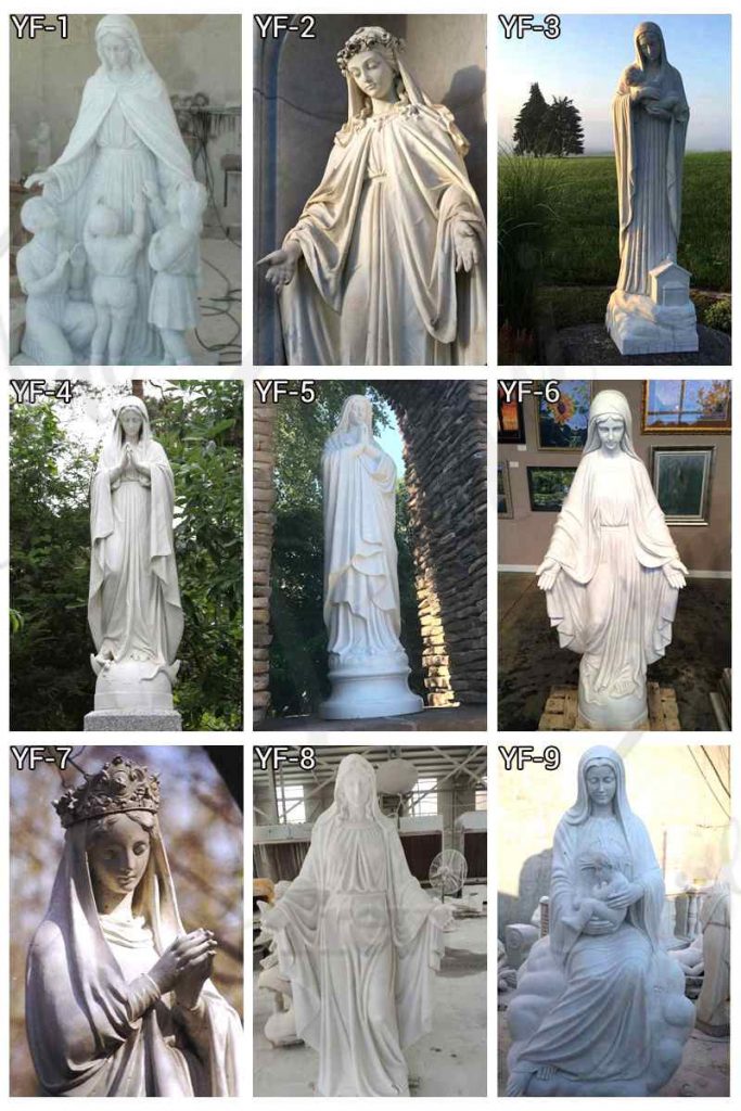 Our lady of guadalupe outdoor catholic marble statues for sale TCH-116 ...