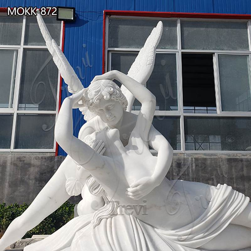 Life Size Cupid and Psyche Marble Angel Statue for Sale MOKK-872 (3)
