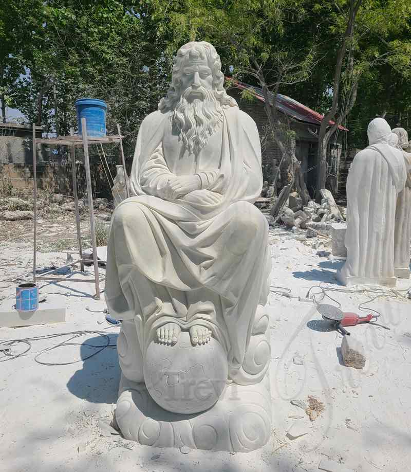 Life Size Marble Jesus Earth Statue Church Decoration for Sale CHS-824 (2)