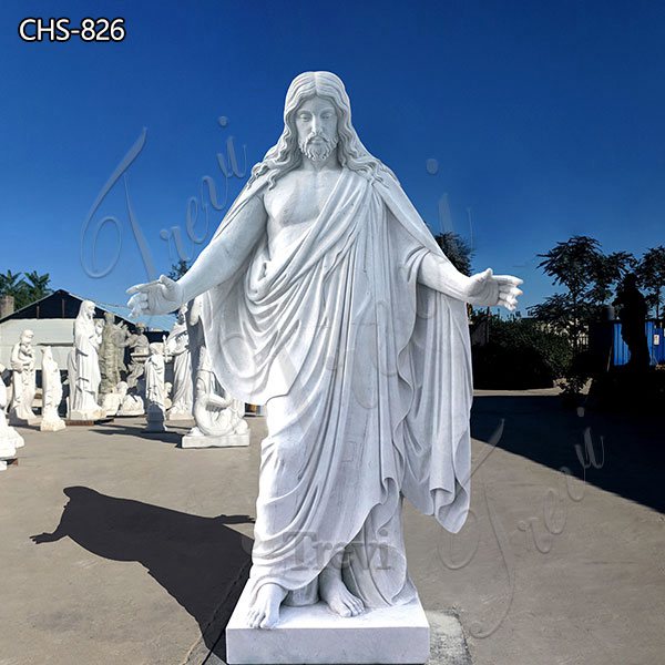 Life Size Marble Jesus Statue Church Decoration for Sale CHS-826 (1)