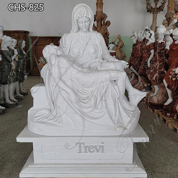 Life Size Marble Pieta Statue Church Decoration for Sale CHS-825 (3)