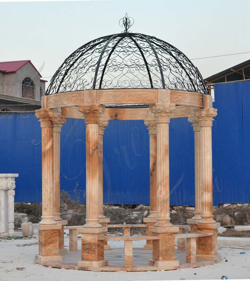 marble roman gazebo