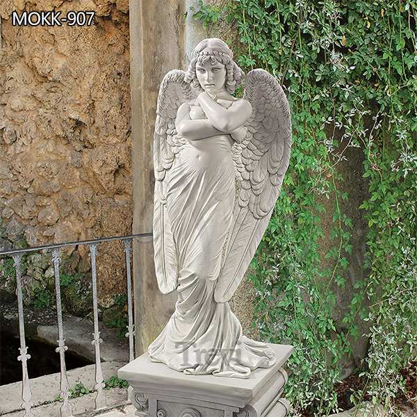 Marble Monteverde Angel Statue Garden Art Decor for Sale MOKK-907