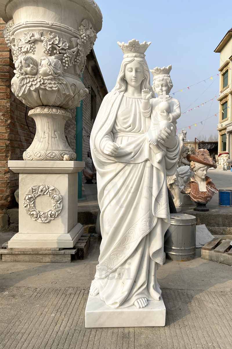 Our Lady of Perpetual Help Statue Detail