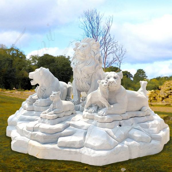 Life-Like Custom Lion Statues Outdoor Garden Decor for Sale MOKK-689
