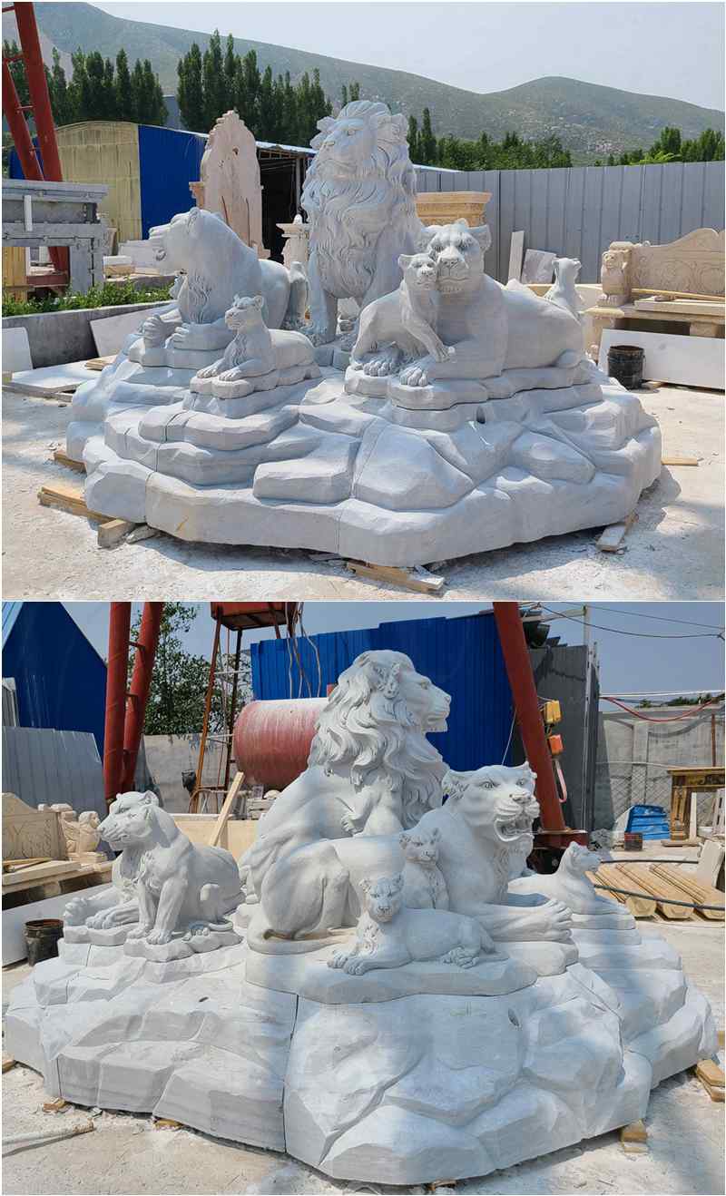 chinese lion statues