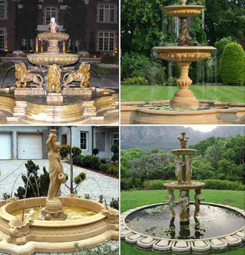 marble fountain