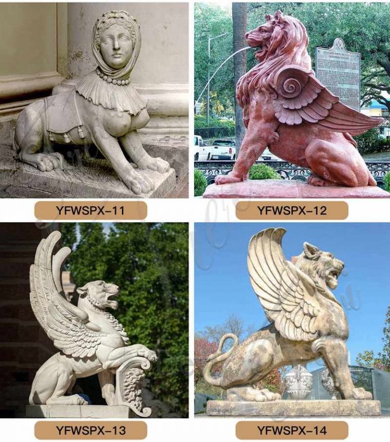 What Is The Origin of Winged Lion? Trevi Marble Sculpture