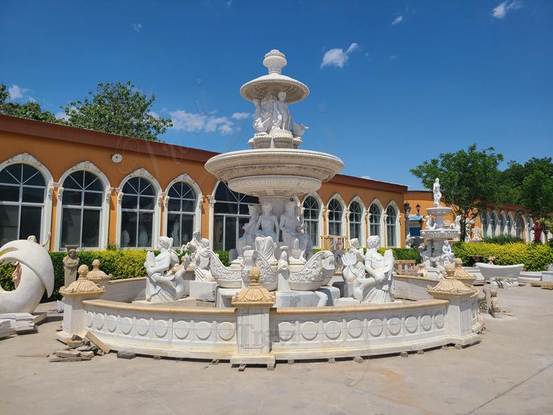 outdoor marble fountains