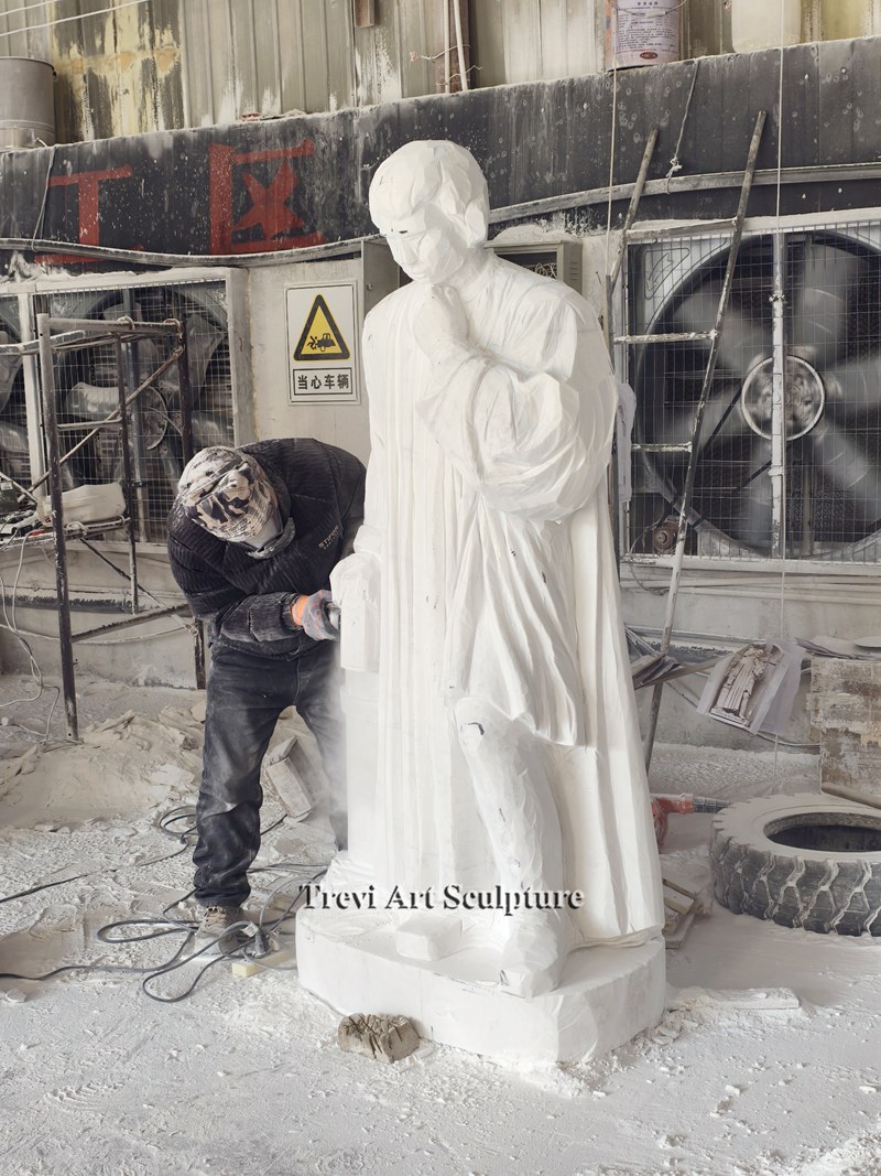 niccolo machiavelli statue carving process