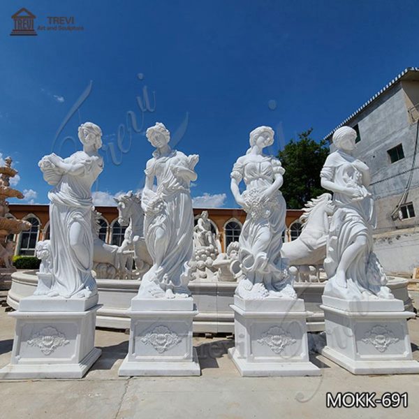 Which Order Should Four Season Statues Be Put?