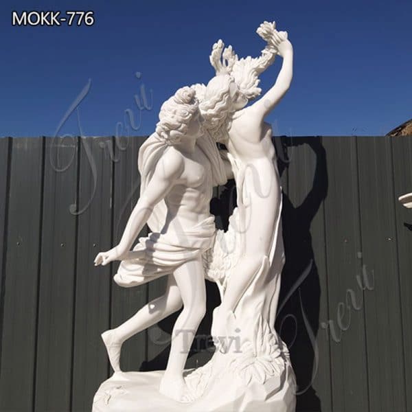 Life-size Marble Greek Garden Statue Apollo and Daphne Bernini Art MOKK-776