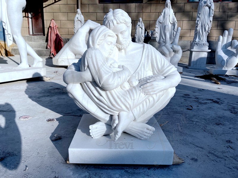 Holy Family Statue a Quiet Moment Replica for Sale