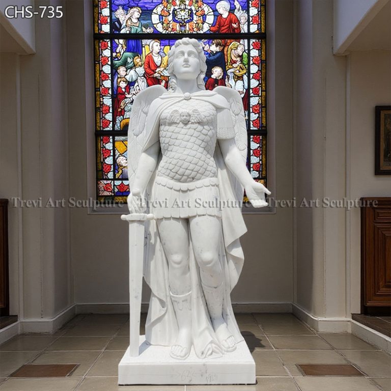 large st michael church statue for sale