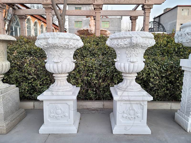 Marble Flowerpot Details