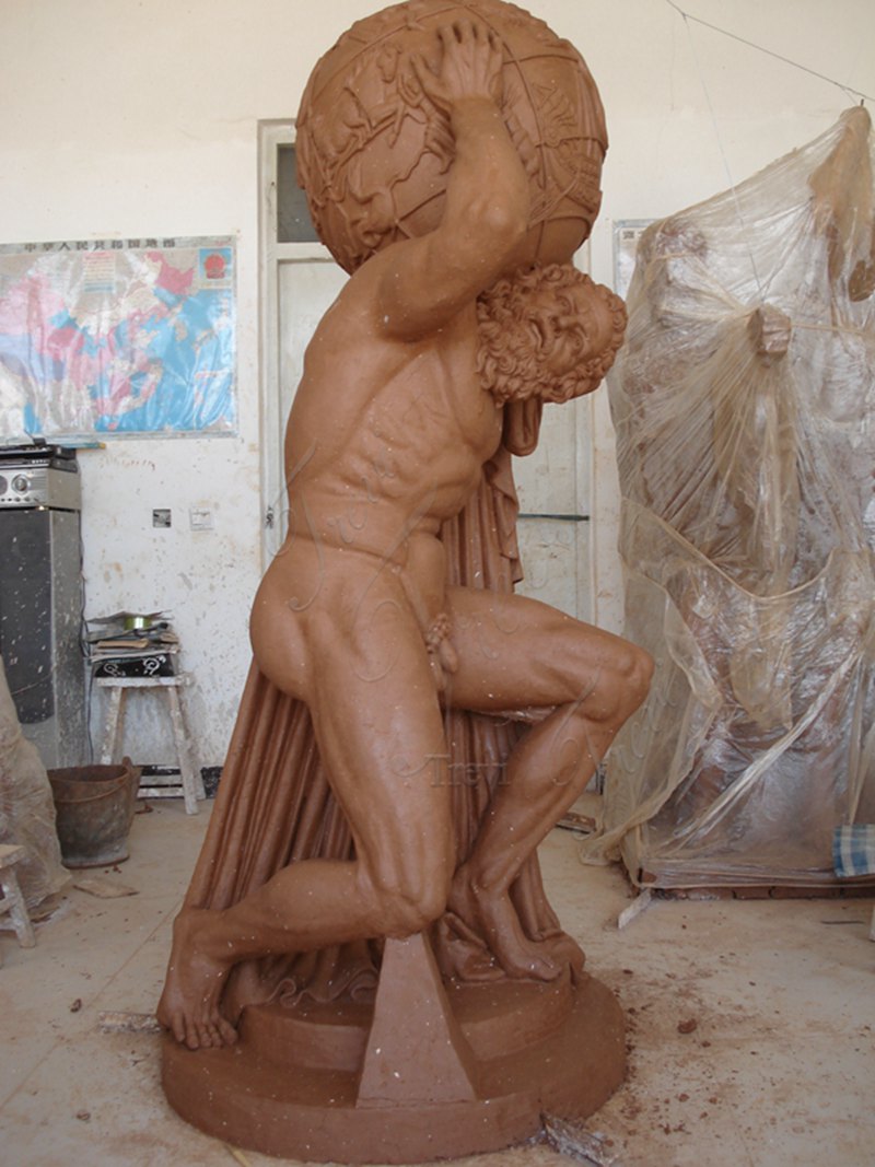 Trevi’s Marble Atlas Statue Replica 8