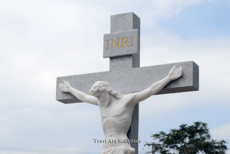 church crucified jesus christ statue