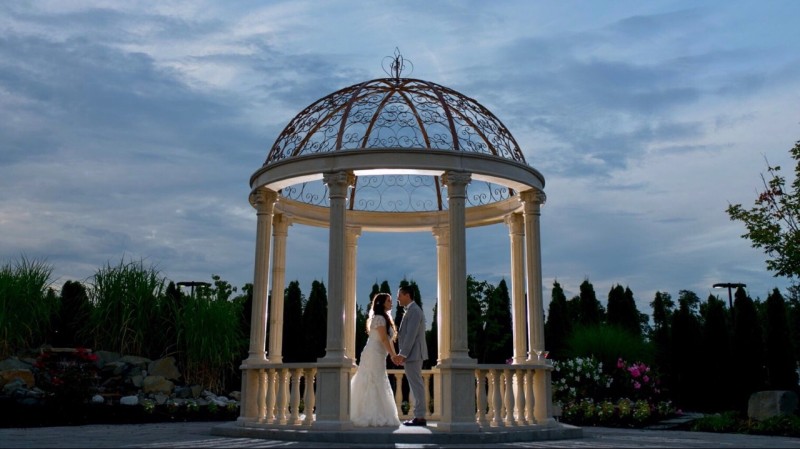 custom handcrafted marble wedding arch gazebo