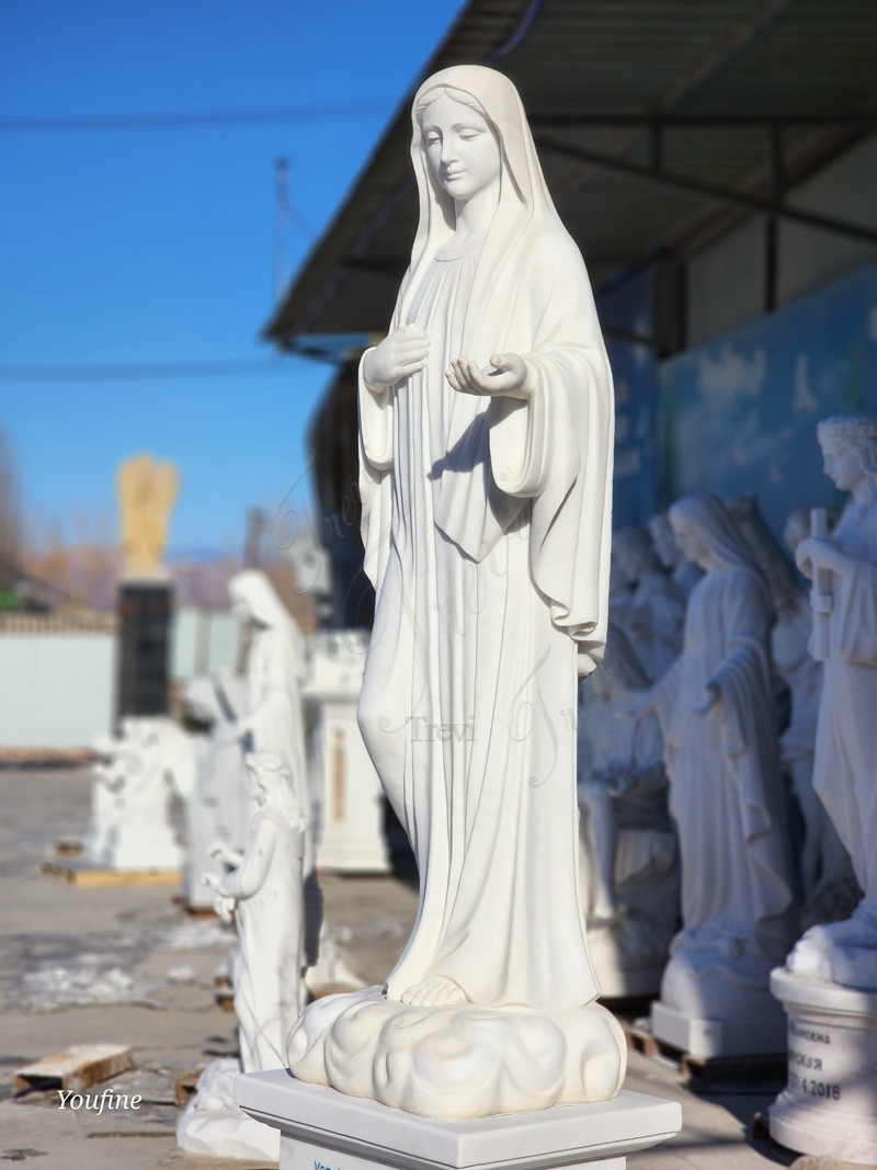 Marble Catholic Outdoor Statues Virgin Mary (2)