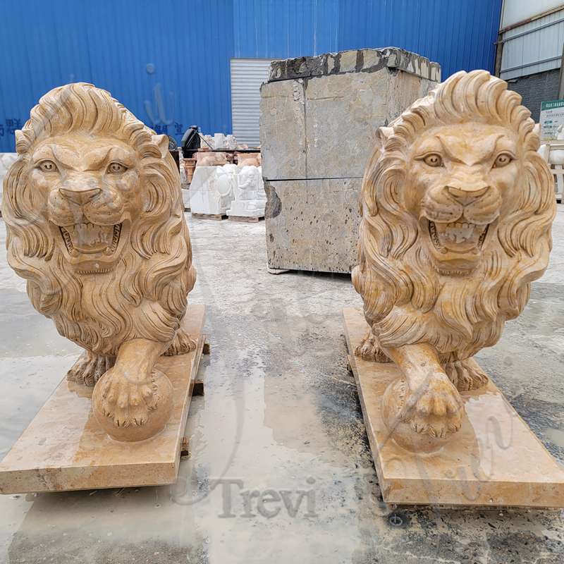 Introducing Marble Lions Statue: