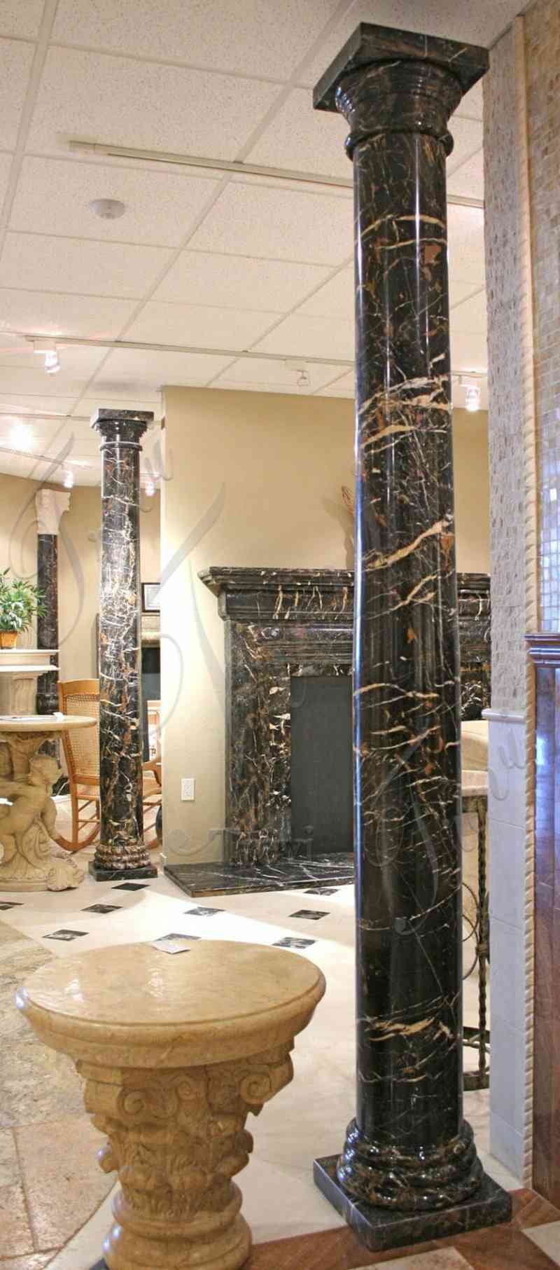 Marble Pillars in Different Styles: