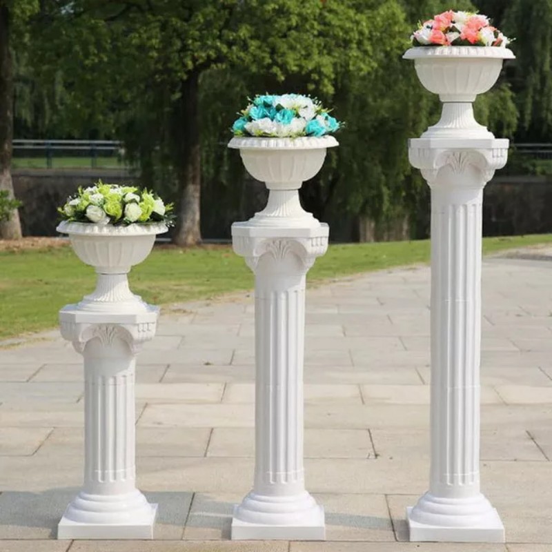 marble planter for wedding