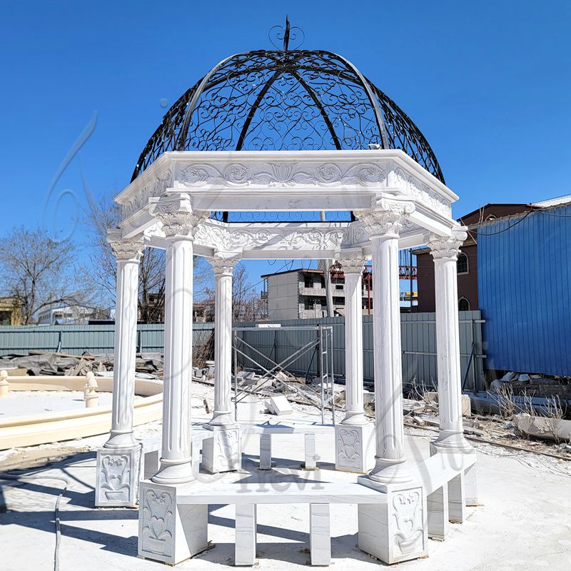 nature White marble gazebo