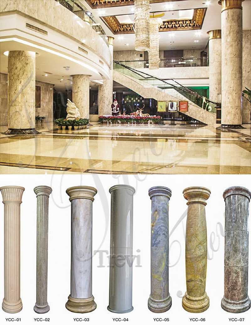 Large Marble Column Details: