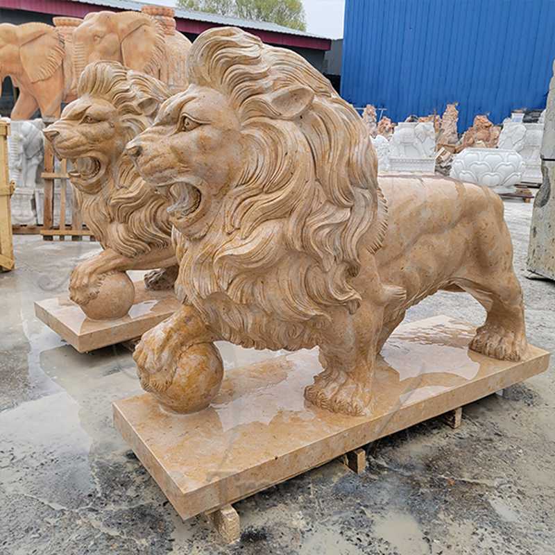 Introducing Marble Lions Statue: