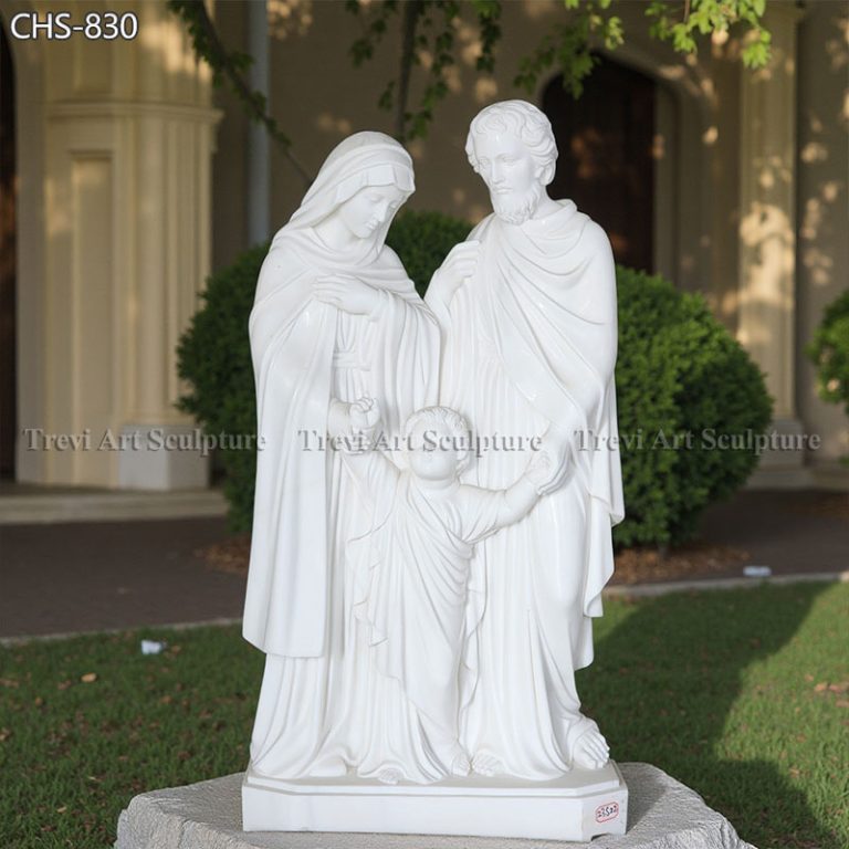 6 feet marble holy family statue catholic church decor