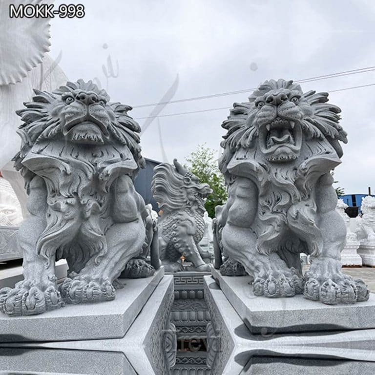 stone lion statues for sale-Trevi Sculpture