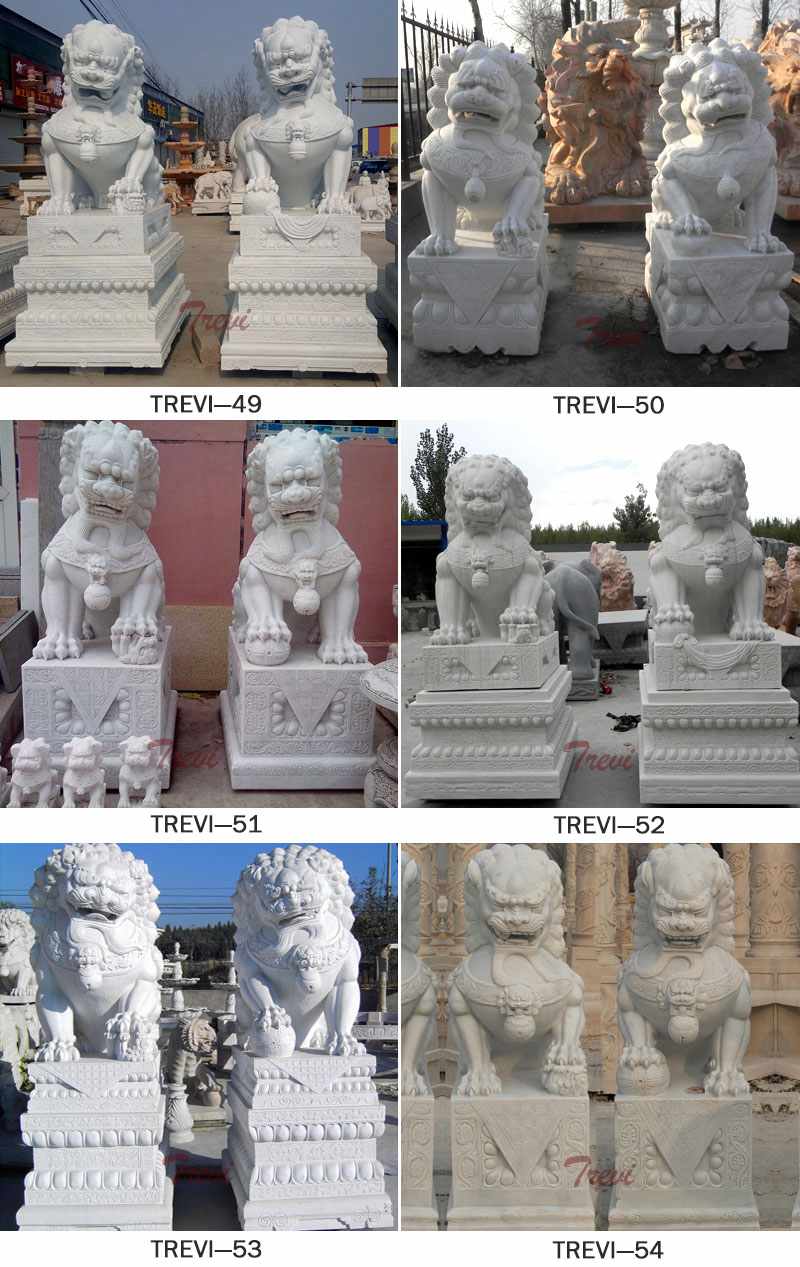 Chinese foo dog statues-Trevi Sculpture