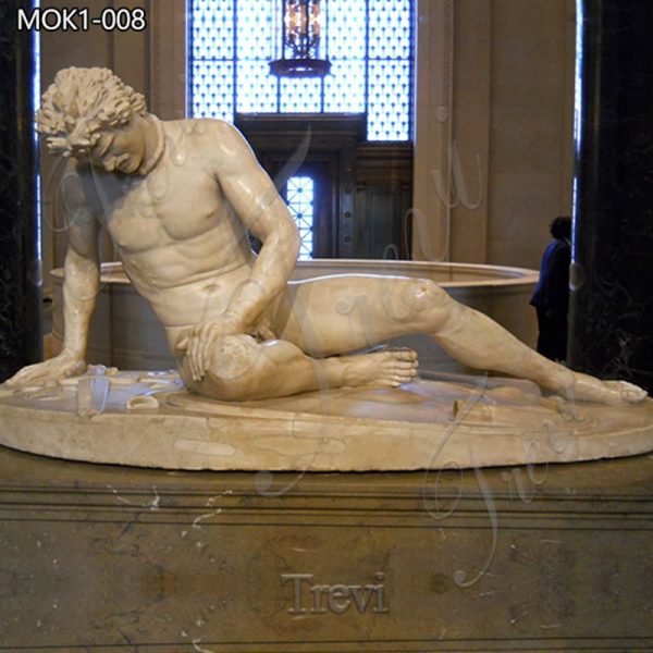 High-Reduction White Marble Dying Gaul Replica for Sale MOK1-008