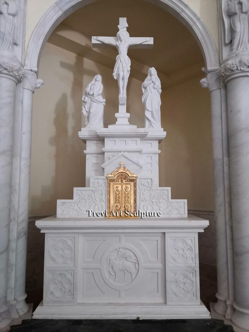 marble main altar for catholic church