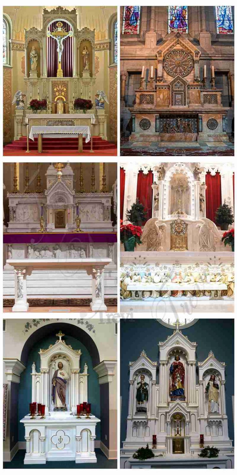Luxurious Marble Main Altar Catholic Church Home Prayer for Sale CHS