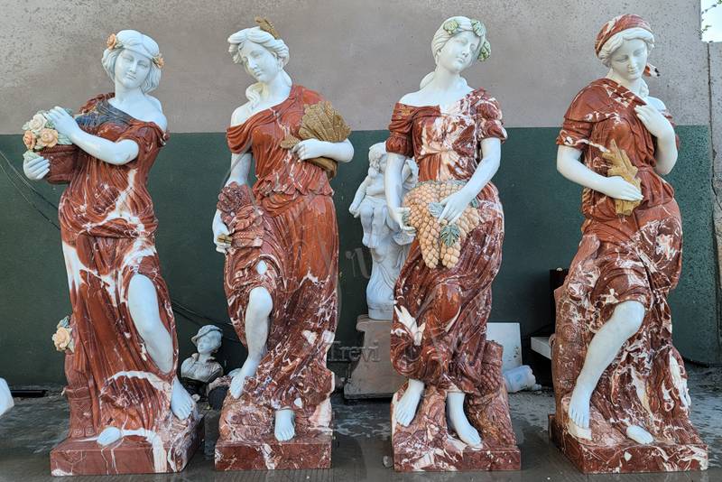 Numerous Marble Sculptures of High Quality: