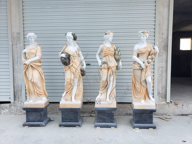 Numerous Marble Sculptures of High Quality: