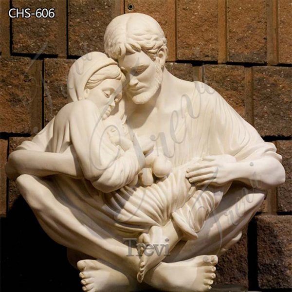 Life-Size Marble Holy Family Garden Statues for Sale CHS-606