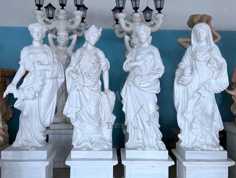 Numerous Marble Sculptures of High Quality: