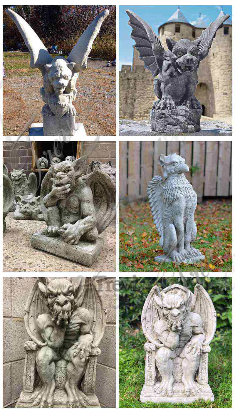 more types of stone gargoyle statues-Trevi Sculpture