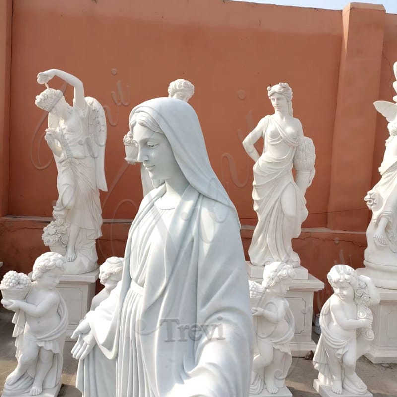 Mary Garden Statue Details: