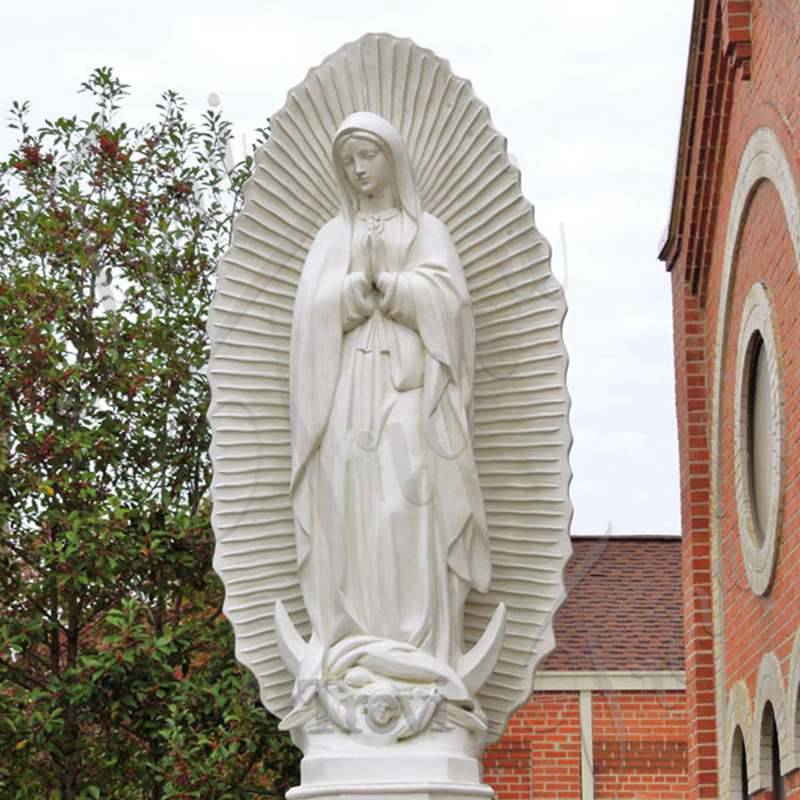 Marble Virgen De Guadalupe Statue Outdoor Garden Decor for Sale CHS-861 ...