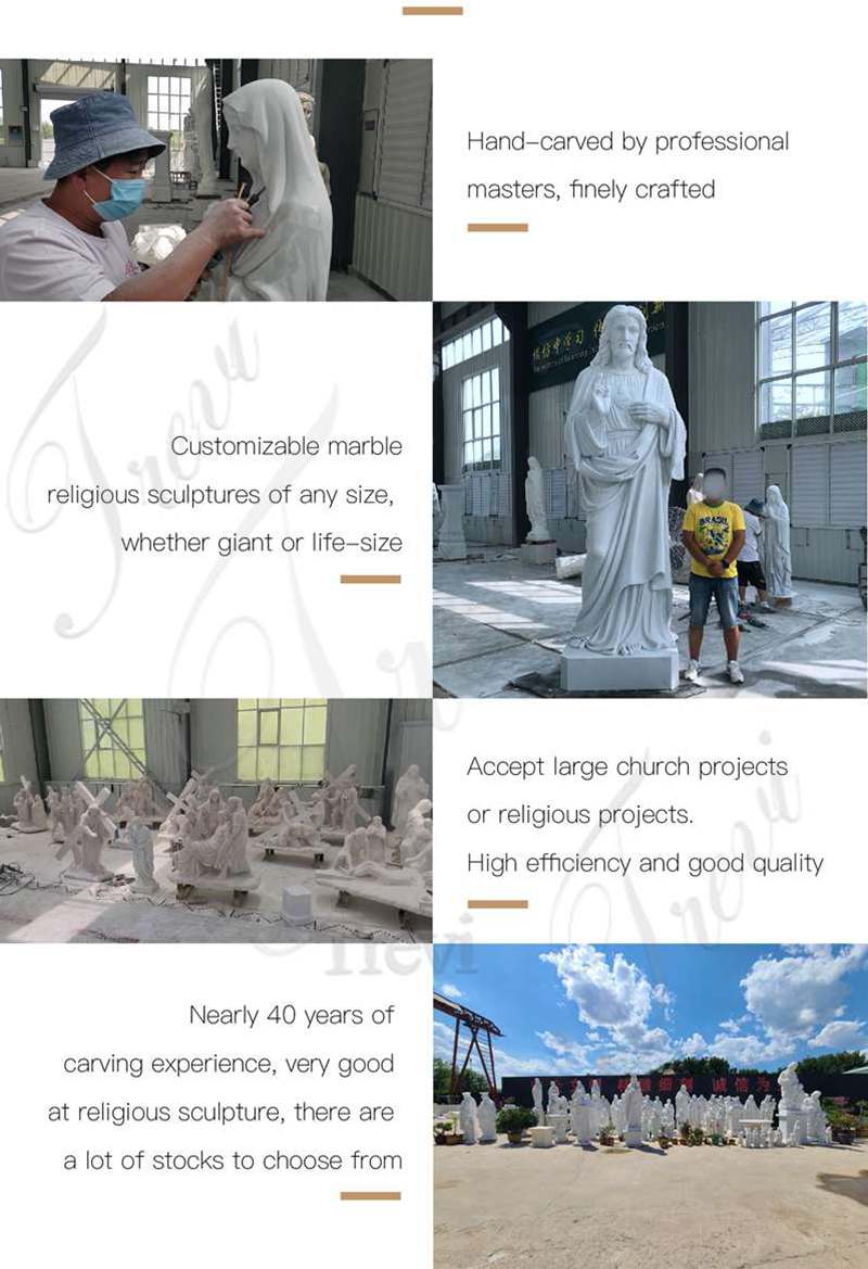 advantages of making marble religious statues-Trevi Sculpture