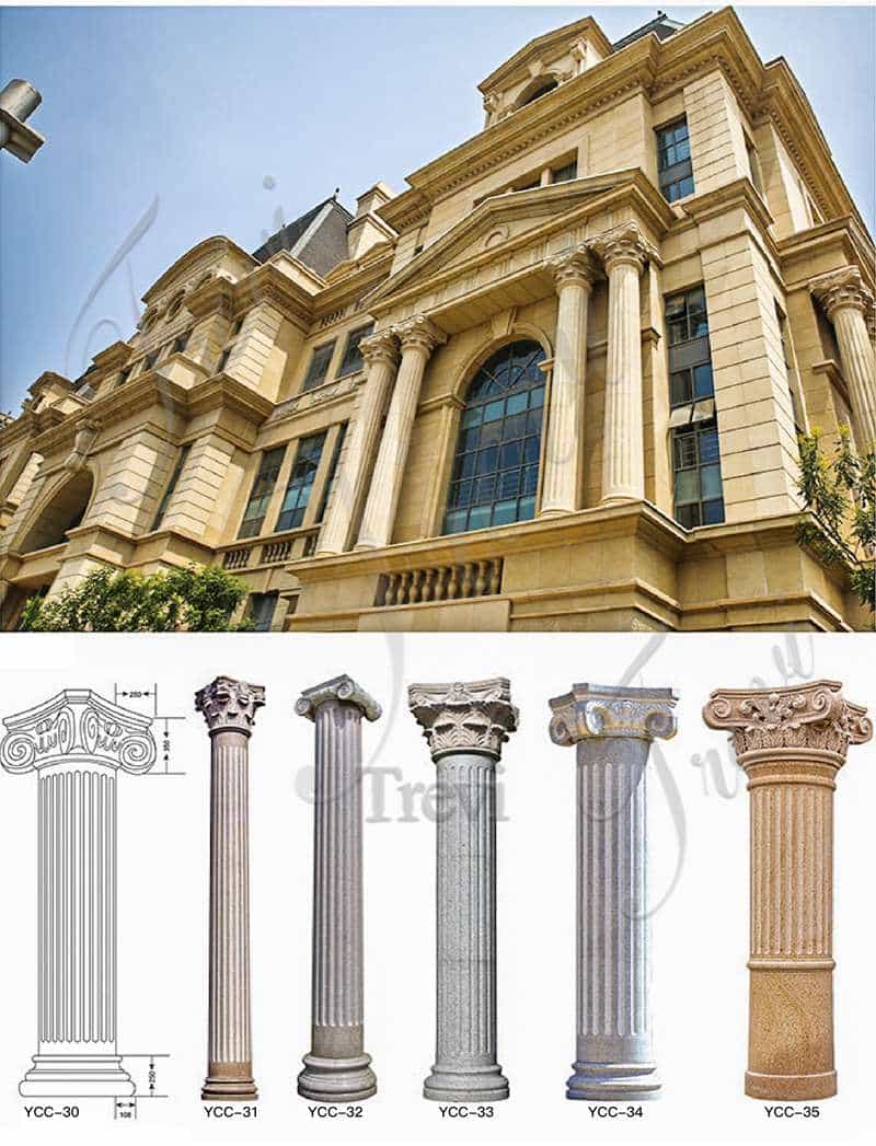 feedback of marble pillar-Trevi Sculpture