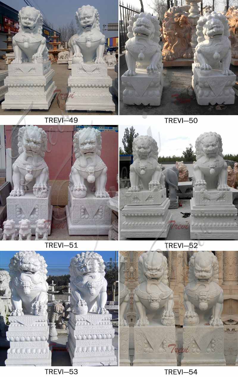 foo dog ornaments-Trevi Sculpture